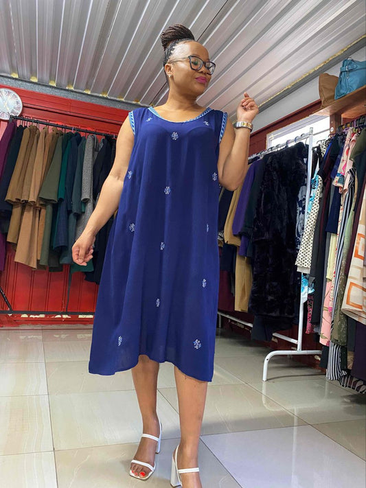 sleeveless ladies’ dress
